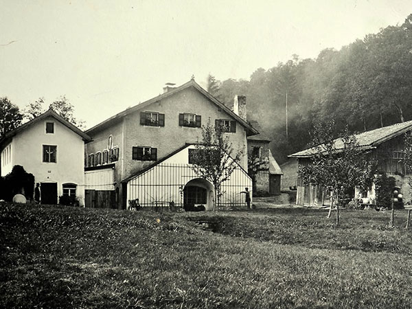 Ansicht der Hammerschmiede stadtauswärts (ca. 1950)