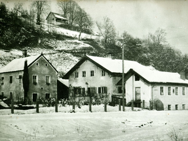 Ansicht der  Hammerschmiede stadteinwärts (ca. 1950)