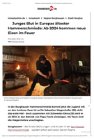 Junges Blut in der Hammerschmiede